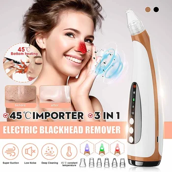 3 in 1USB Rechargeable Blackhead Remover Face Pore Vacuum Skin Care Acne Pore Cleaner Pimple Removal Vacuum Suction Facial Tools
3 in 1USB Rechargeable Blackhead Remover Face Pore Vacuum Skin Care Acne Pore Cleaner Pimple Removal Vacuum Suction Facial Tools