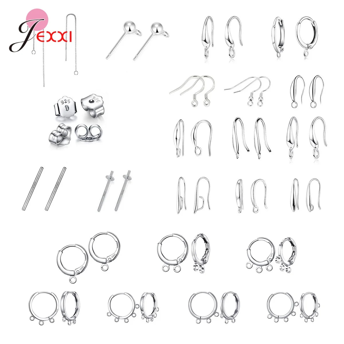 

Earring Findings Earrings Clasps Hooks Fittings DIY For DIY Jewelry Making Supplies Accessories Drop Dangle Brincos Bijoux