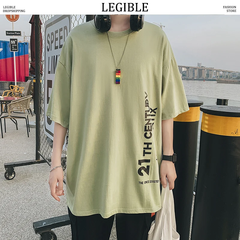 LEGIBLE Casual O Neck Loose Men Tshirt Summer Korean Fashion Oversize T Shirt Men Japanese Letter Print T-Shirt
LEGIBLE Casual O Neck Loose Men Tshirt Summer Korean Fashion Oversize T Shirt Men Japanese Letter Print T-Shirt