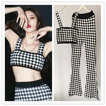 Tpmaccool 2020 Summer 2 piece set Women New luxury designer Inspired knitted Tube Top + flared trousers pants Two Piece Set S-L
Tpmaccool 2020 Summer 2 piece set Women New luxury designer Inspired knitted Tube Top + flared trousers pants Two Piece Set S-L