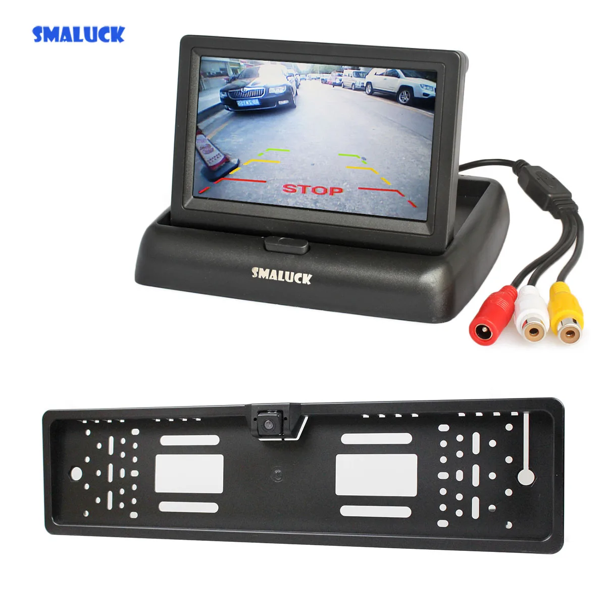 SMALUCK 4,3 дюймовый ЖК-дисплей автомобильный монитор + Водонепроницаемая Европейская Автомобильная рамка номерного знака заднего вида резервная камера
SMALUCK 4,3 дюймовый ЖК-дисплей автомобильный монитор + Водонепроницаемая Европейская Автомобильная рамка номерного знака заднего вида резервная камера