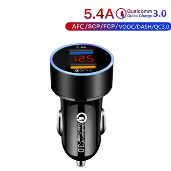 Quick Charger Digital Led Display Dual USB Car Charger Adapter Voltmeter For Iphone Mobile Phone 2 Port Charger Dual Charging
Quick Charger Digital Led Display Dual USB Car Charger Adapter Voltmeter For Iphone Mobile Phone 2 Port Charger Dual Charging