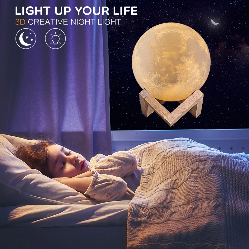 LED night light 3D moon lamp with wireless bluetooth speaker rechargeable Moonlight Color change touch moon lamp kids for home
LED night light 3D moon lamp with wireless bluetooth speaker rechargeable Moonlight Color change touch moon lamp kids for home