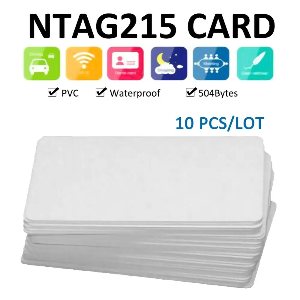 10PCS NFC Cards Key Tag Access Control Card 13.56 MHz Contactless High Frequency IC Cards PVC Access Attendance NFC Card
10PCS NFC Cards Key Tag Access Control Card 13.56 MHz Contactless High Frequency IC Cards PVC Access Attendance NFC Card