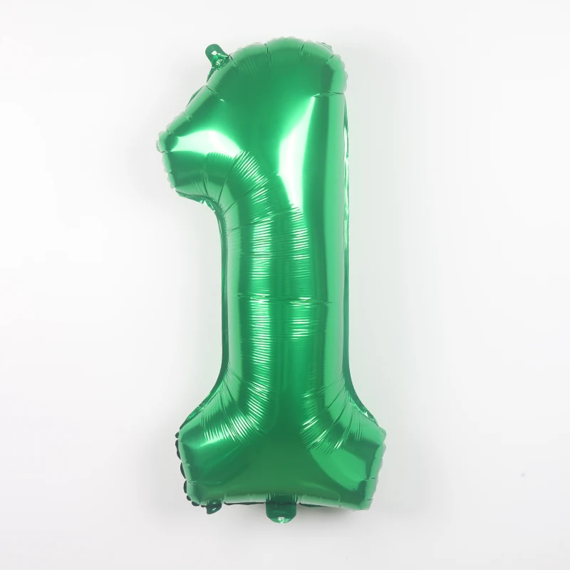 32 дюйма Зеленый цифровой воздушный шар тема вечерние воздушные шары