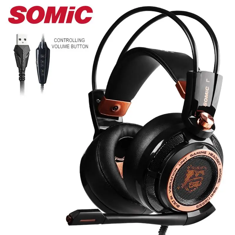 

UpgradeG941 esports Gaming Headset microphone active noise reduction 7.1 vibration stereo sound recognition wired headphones ANC