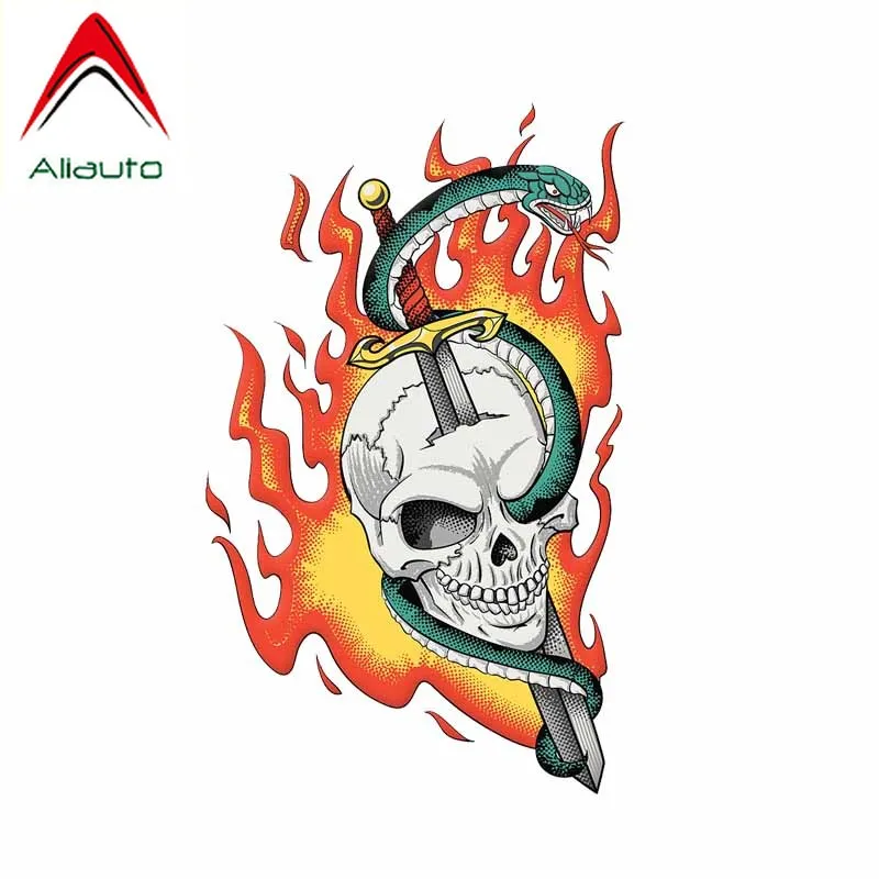 Aliauto Personality Car Sticker Skull of Fire Waterproof Sunscreen Creative Decoration Decal Accessories PVC,14cm*8cm
Aliauto Personality Car Sticker Skull of Fire Waterproof Sunscreen Creative Decoration Decal Accessories PVC,14cm*8cm