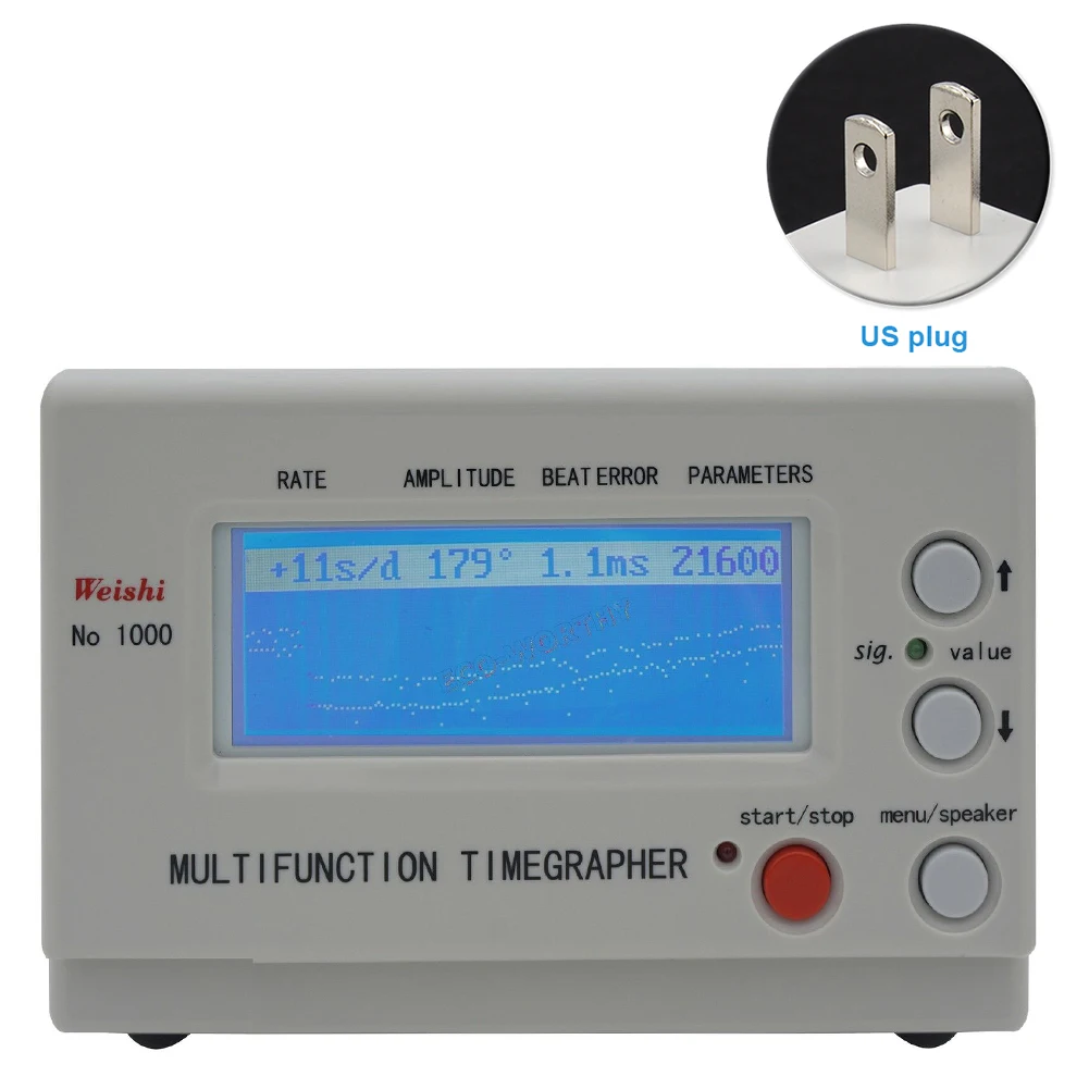 MTG 1000 Multifunctional Clock Repair Lightweight Calibration Tool Durable Watch Timegrapher Timing Test Mechanical Professional
MTG 1000 Multifunctional Clock Repair Lightweight Calibration Tool Durable Watch Timegrapher Timing Test Mechanical Professional