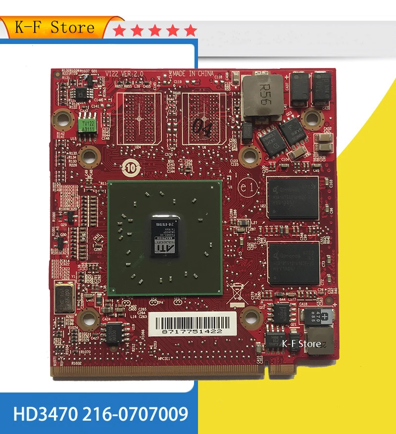 Видеокарта для Acer Aspire 4920G 5530G 5720G 6530G 5630G 5920G ATI Mobility Radeon HD3470 HD 3470 256MB | Компьютеры и