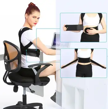 Adjustable Posture Corrector Posture Corrector Clavicle Back Shoulder Lumbar Support Brace Belt Pain Relief for Men and Women
Adjustable Posture Corrector Posture Corrector Clavicle Back Shoulder Lumbar Support Brace Belt Pain Relief for Men and Women