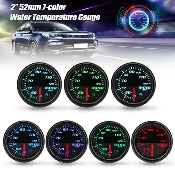 2 Inch 52mm Universal Water Temperature Gauge 7 Color LED Digital Display 40-120 Degrees 12V Car Water Temp Meter with Sensor
2 Inch 52mm Universal Water Temperature Gauge 7 Color LED Digital Display 40-120 Degrees 12V Car Water Temp Meter with Sensor
