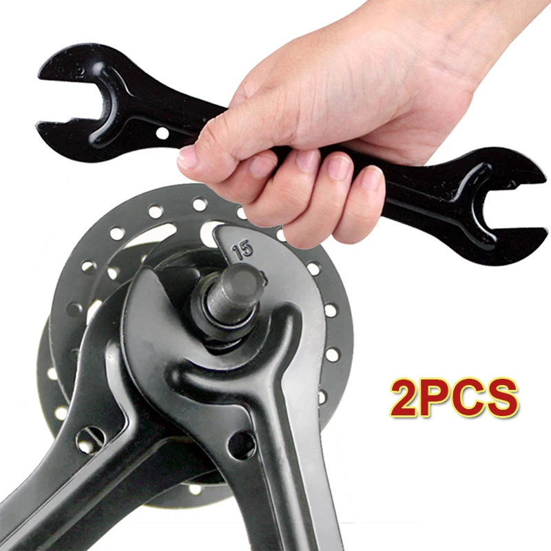 2Pcs Bicycle Axle Hub Cone Wrench 13/15 14/16mm Pedal Headset Repair Tools Cycle Cone Head Open End Bike Service Spanner Kits
2Pcs Bicycle Axle Hub Cone Wrench 13/15 14/16mm Pedal Headset Repair Tools Cycle Cone Head Open End Bike Service Spanner Kits
