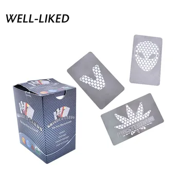 2 Pcs High Quality Pocket Dry Stainless Steel DIY Crusher Herb Card Smoking Accessories Manual Machine Tobacco Grinder Card
2 Pcs High Quality Pocket Dry Stainless Steel DIY Crusher Herb Card Smoking Accessories Manual Machine Tobacco Grinder Card