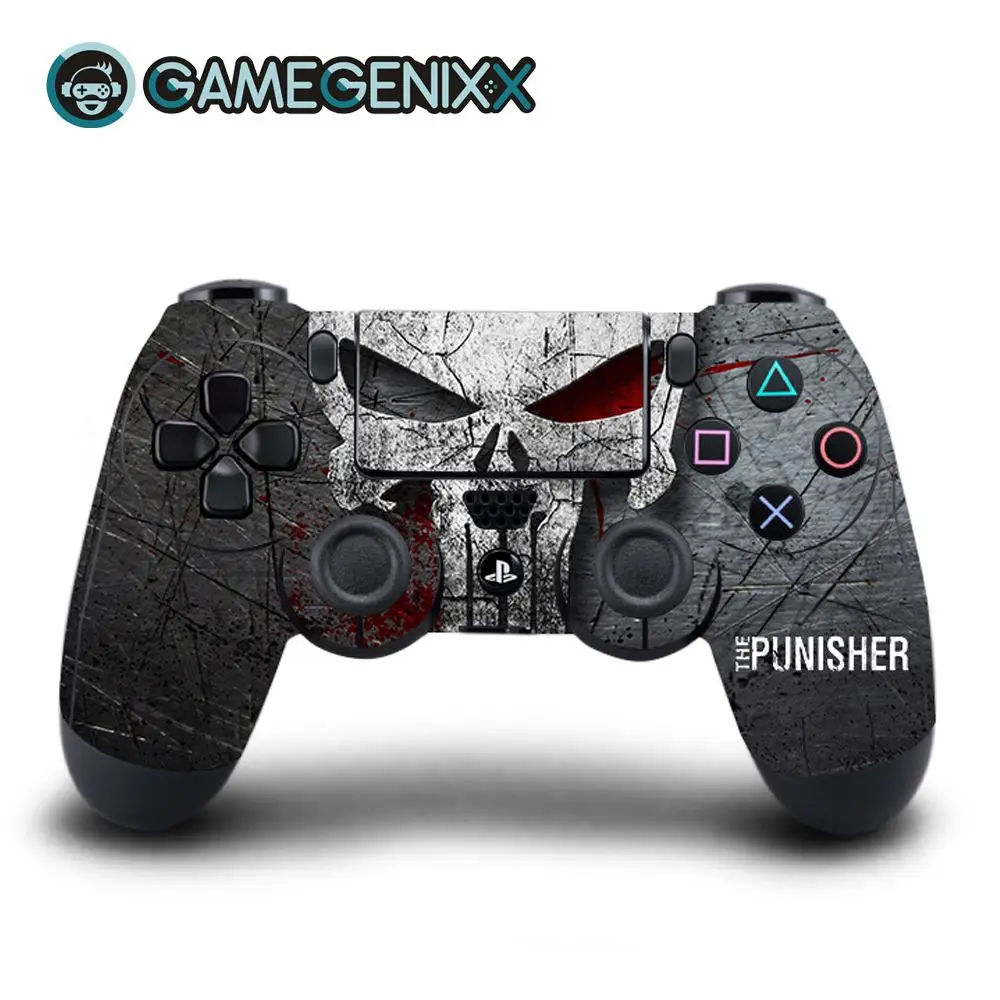 GAMEGENIXX Skin Sticker Vinyl Wrap Cover for Playstation PS4 Controller Daulshock 4 - The Punisher
GAMEGENIXX Skin Sticker Vinyl Wrap Cover for Playstation PS4 Controller Daulshock 4 - The Punisher