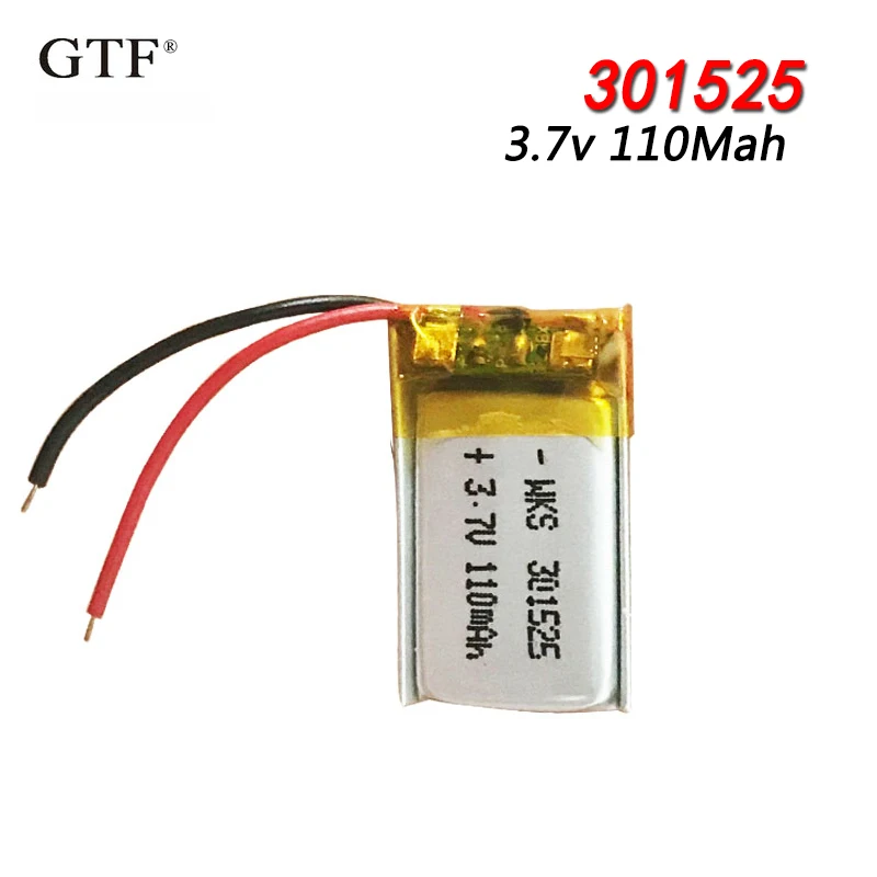 301525 3.7V 110mAh ithium polymer battery for GPS PSP MP3 MP4 MP5 DVD small toys battery Bluetooth headset Li-ion Cell battery
301525 3.7V 110mAh ithium polymer battery for GPS PSP MP3 MP4 MP5 DVD small toys battery Bluetooth headset Li-ion Cell battery