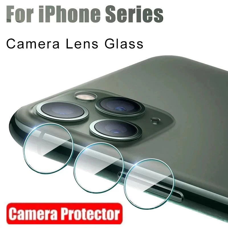 Защитное стекло для камеры iPhone 12 11 Pro Mini SE 2 XS XR X Max 8 7 6 13 Plus прозрачное задней