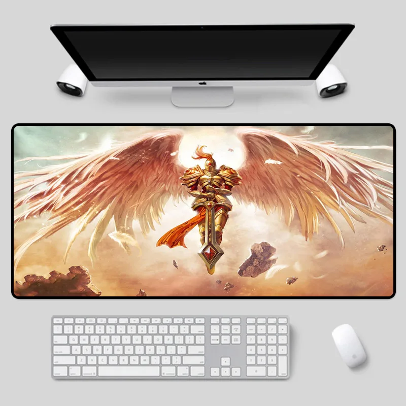 Mairuige Popular hero character mouse pad, beautiful winged home desk pad, large keyboard pad necessary for games
Mairuige Popular hero character mouse pad, beautiful winged home desk pad, large keyboard pad necessary for games