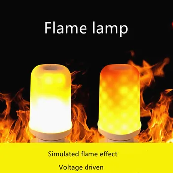 85-265V Flickering Dynamic Flame Simulation LED Effect Corn Bulb 4 Modes Emulation Gravity Decor Lamp KTV Creative Fire Lights
85-265V Flickering Dynamic Flame Simulation LED Effect Corn Bulb 4 Modes Emulation Gravity Decor Lamp KTV Creative Fire Lights