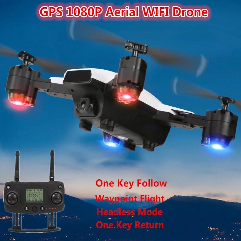 WiFi FPV 5G RC RC Helicopter GPS Follow Me Drone 1080P HD Camera Dual Mode Positioning Waypoint Headless RC Foldable Quadcopter
WiFi FPV 5G RC RC Helicopter GPS Follow Me Drone 1080P HD Camera Dual Mode Positioning Waypoint Headless RC Foldable Quadcopter