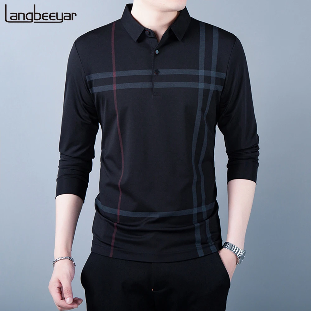2020 New Fashion Brand Turn Down Collar Polo Shirt Men Logo Designer Striped Casual Long Sleeve Tops High Quality Mens Clothing
2020 New Fashion Brand Turn Down Collar Polo Shirt Men Logo Designer Striped Casual Long Sleeve Tops High Quality Mens Clothing
