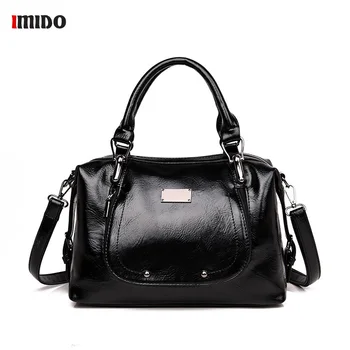 Black Oil PU Leather Satchel Handbag Women Brand Luxury 2020 Vintage Rivets Crossbody Bag for Women Lady Large Office Tote Purse
Black Oil PU Leather Satchel Handbag Women Brand Luxury 2020 Vintage Rivets Crossbody Bag for Women Lady Large Office Tote Purse