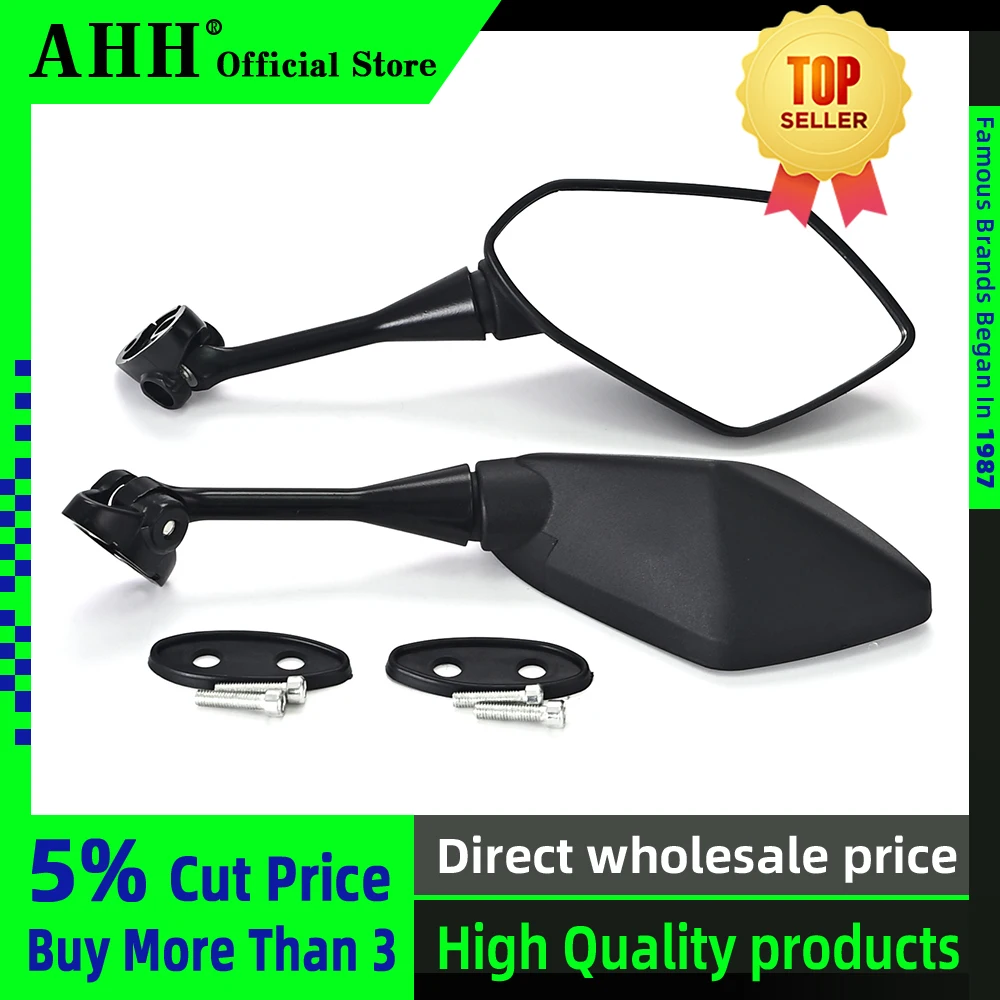 AHH Mirrors Retrofit Rear View Mirror Inverted For ninja Horizon YY350 Motorcycle Accessorie 
AHH Mirrors Retrofit Rear View Mirror Inverted For ninja Horizon YY350 Motorcycle Accessorie