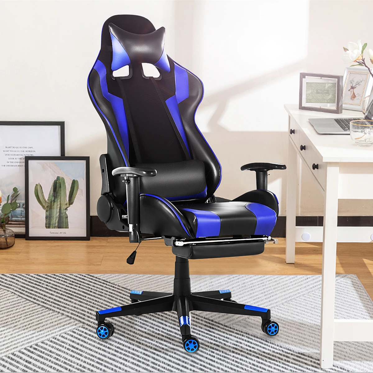 WCG Gaming Chair Computer Armchair Home Swivel Office Chair Lying Household Lifting Adjustable Desk Chair Racing Gamer Chair WCG Gaming Chair Computer Armchair Home Swivel Office Chair Lying Household Lifting Adjustable Desk Chair Racing Gamer Chair
