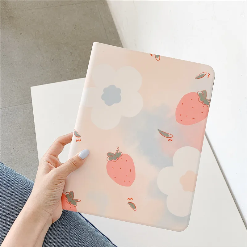 Cute Orange Strawberry for IPad 2017 2018 9.7 Mini 5 with Pencil Holder Cases for IPad AIR 2 3 10.5 Pro 2019 7th 10.2 Inch Case
Cute Orange Strawberry for IPad 2017 2018 9.7 Mini 5 with Pencil Holder Cases for IPad AIR 2 3 10.5 Pro 2019 7th 10.2 Inch Case