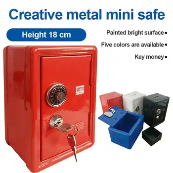 Creative Mini Safe Piggy Bank ATM Password Money Box Cash Coins Saving Box Bank Safe Box Deposit Banknote Christmas Gift
Creative Mini Safe Piggy Bank ATM Password Money Box Cash Coins Saving Box Bank Safe Box Deposit Banknote Christmas Gift