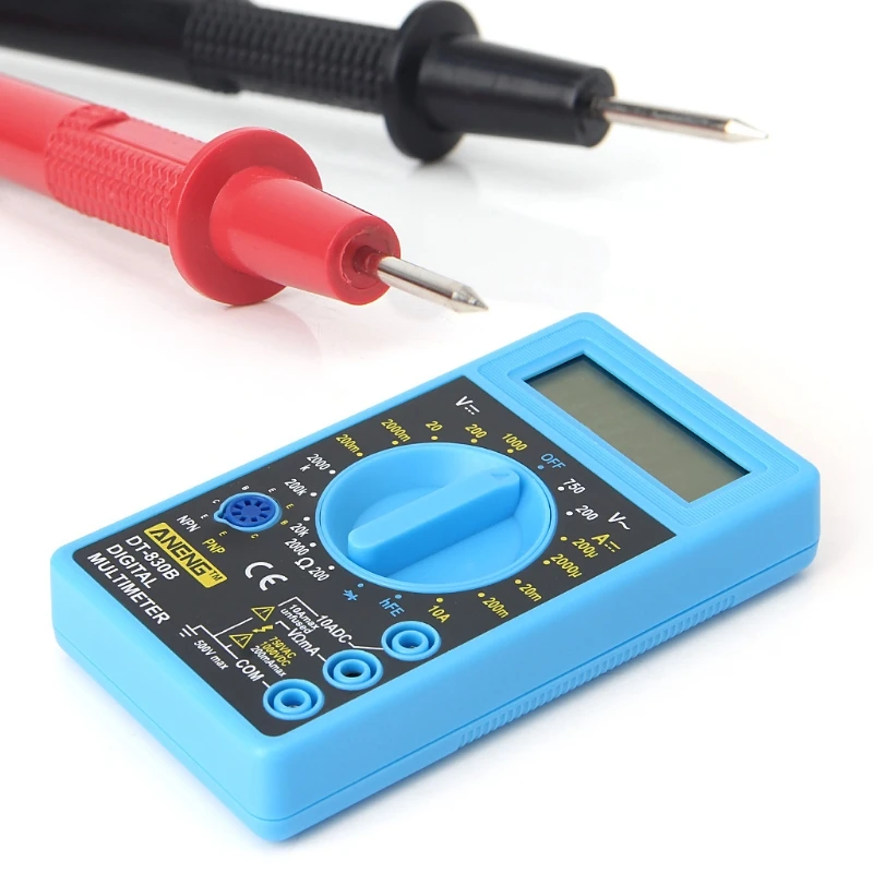 Drop Shipping DT-830B Multimeter LCD Auto Range Digital Voltmeter Ohmmeter Volt Tester
Drop Shipping DT-830B Multimeter LCD Auto Range Digital Voltmeter Ohmmeter Volt Tester
