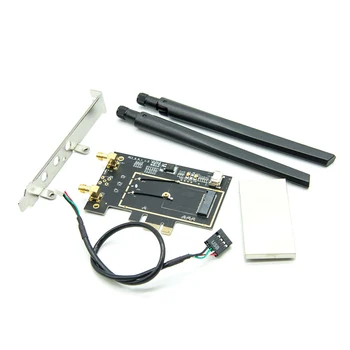 Wifi Wireless Card High Compatibility Dual Interface Internal Fast PCI-e Desktop Convenient Portable With Antennas Computer
Wifi Wireless Card High Compatibility Dual Interface Internal Fast PCI-e Desktop Convenient Portable With Antennas Computer