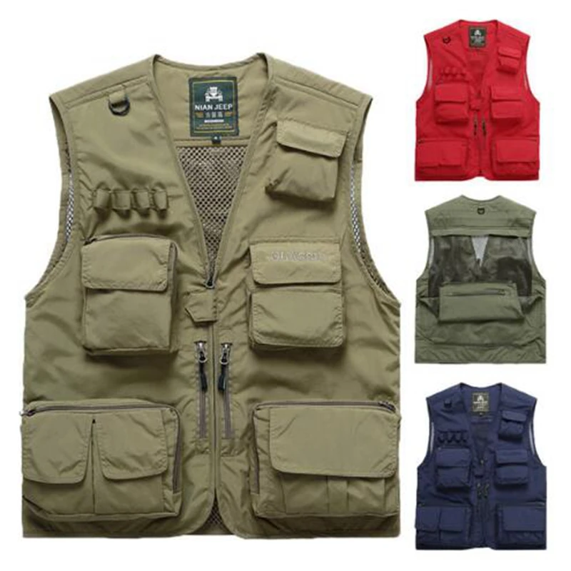 Outdoor Men's Tactical Fishing Vest jacket manJacket Multi Pockets Sleeveless travel vest plus size XL 2XL 3XL 4XL 5XL 6XL 7XL
Outdoor Men's Tactical Fishing Vest jacket manJacket Multi Pockets Sleeveless travel vest plus size XL 2XL 3XL 4XL 5XL 6XL 7XL