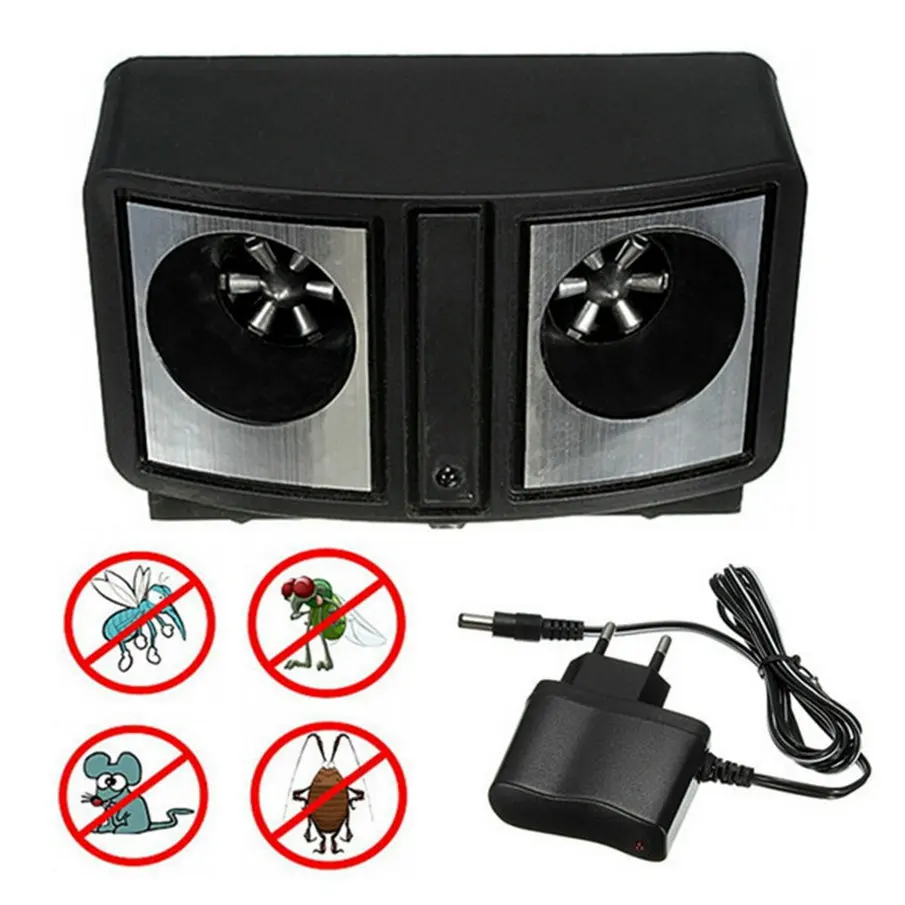 Electronic Ultrasonic Pest Repeller Dual Sonic Mice Rat Rodent Control Mosquito cockroach Bug EU Plug Low power new arrival
Electronic Ultrasonic Pest Repeller Dual Sonic Mice Rat Rodent Control Mosquito cockroach Bug EU Plug Low power new arrival
