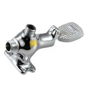 Stainless Steel+Copper Floor Foot Pedal Control Switch Tap Valve Faucet Basin Single Cold Water Tools 
Stainless Steel+Copper Floor Foot Pedal Control Switch Tap Valve Faucet Basin Single Cold Water Tools