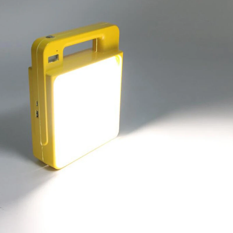 Portable Handheld Solar Lanterns LED Tent Camping Lamp USB Flashlight Rechargeable Battery Tent Light