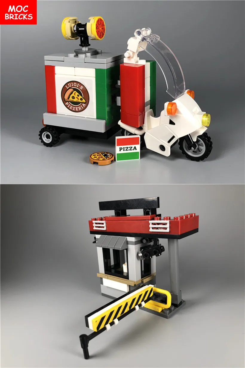 MOC Bricks DIY Batman Scarecrow Pizza Delivery car sentry box stood Security staff Building Blocks Figure Dolls Toys gifts
MOC Bricks DIY Batman Scarecrow Pizza Delivery car sentry box stood Security staff Building Blocks Figure Dolls Toys gifts