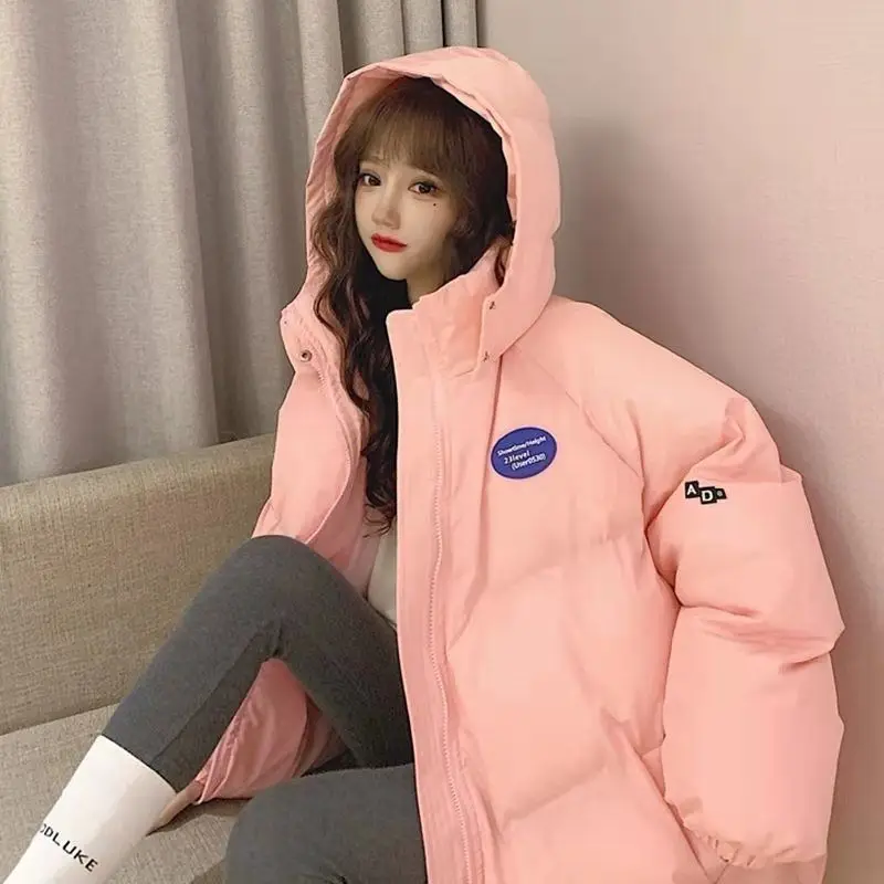 Winter Down Cotton Coat Women 2021 New Hooded Down Jacket Parka Female Short Cotton-padded Jacket Coat Casual Loose Warm Outwear
Winter Down Cotton Coat Women 2021 New Hooded Down Jacket Parka Female Short Cotton-padded Jacket Coat Casual Loose Warm Outwear