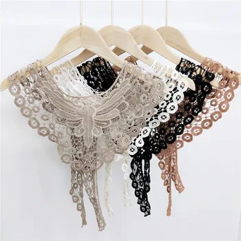 2020Small Dragonfly Cutout Lace Waistcoat Shawl Women's Spring and Summer Korean-Style Shoulder-Tie Scarf All-match Decoration
2020Small Dragonfly Cutout Lace Waistcoat Shawl Women's Spring and Summer Korean-Style Shoulder-Tie Scarf All-match Decoration