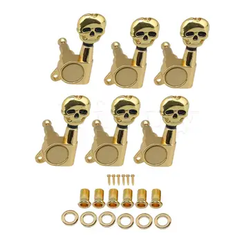 Yibuy 4.3x3.68x1.92cm Skull Style 6 Left Guitar Machine Head Tuning Pegs Gold
Yibuy 4.3x3.68x1.92cm Skull Style 6 Left Guitar Machine Head Tuning Pegs Gold
