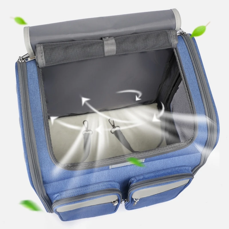 Carrier for Cat Small Dog Stroller Backpack Pet Transport Bag Trolley Cage Animal Transporter Travel House Suitcase with Window Carrier for Cat Small Dog Stroller Backpack Pet Transport Bag Trolley Cage Animal Transporter Travel House Suitcase with Window