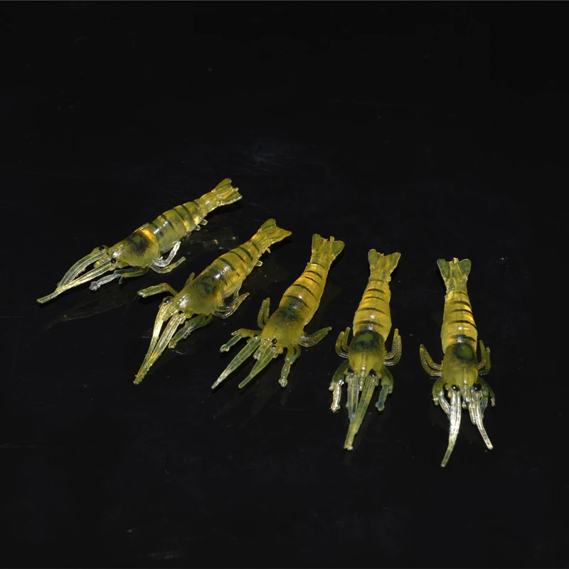 1Pcs/Lot Fishing Lure Soft Shrimp Bait Silicone Baits Gold Artificial Shrimp Bait No Hook Sea Fishing Artificial Lure
1Pcs/Lot Fishing Lure Soft Shrimp Bait Silicone Baits Gold Artificial Shrimp Bait No Hook Sea Fishing Artificial Lure