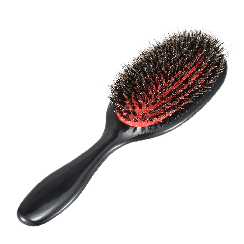 Hair Brush For Beauty Scalp Massage Oval Boar Bristle&Nylon Hair Comb Anti-static Paddle Hairbrush Salon Hair Brush Styling Tool