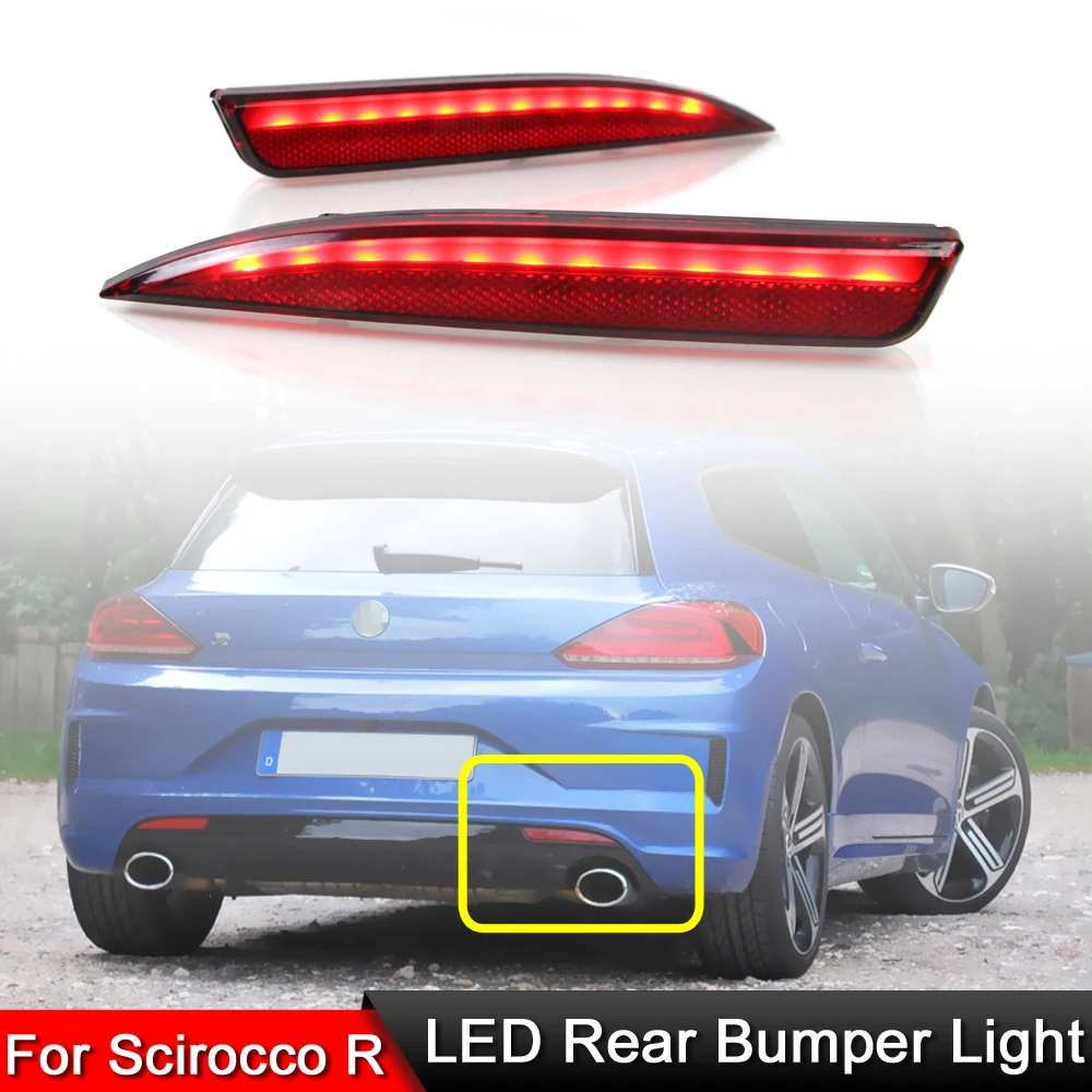 For VW Volkswagen Scirocco R 2011 2012 2013 2014 2015 LED Rear Bumper Reflector Driving Warning Light Brake Turn Signal Light
For VW Volkswagen Scirocco R 2011 2012 2013 2014 2015 LED Rear Bumper Reflector Driving Warning Light Brake Turn Signal Light