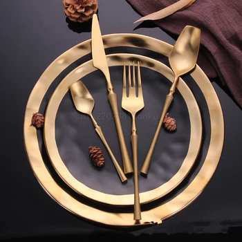Drop Shipping Creative Gold Cutlery Set 304 Stainless Steel Dinnerware Western Silver Silverware Tableware Flatware Set
Drop Shipping Creative Gold Cutlery Set 304 Stainless Steel Dinnerware Western Silver Silverware Tableware Flatware Set
