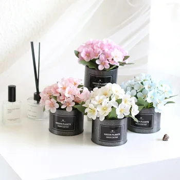 Begonia Hydrangea Tin Sticker Simulation Potted Plant Small Bonsai Set Fake Flower Craft Decor Ornaments Containing Pot
Begonia Hydrangea Tin Sticker Simulation Potted Plant Small Bonsai Set Fake Flower Craft Decor Ornaments Containing Pot