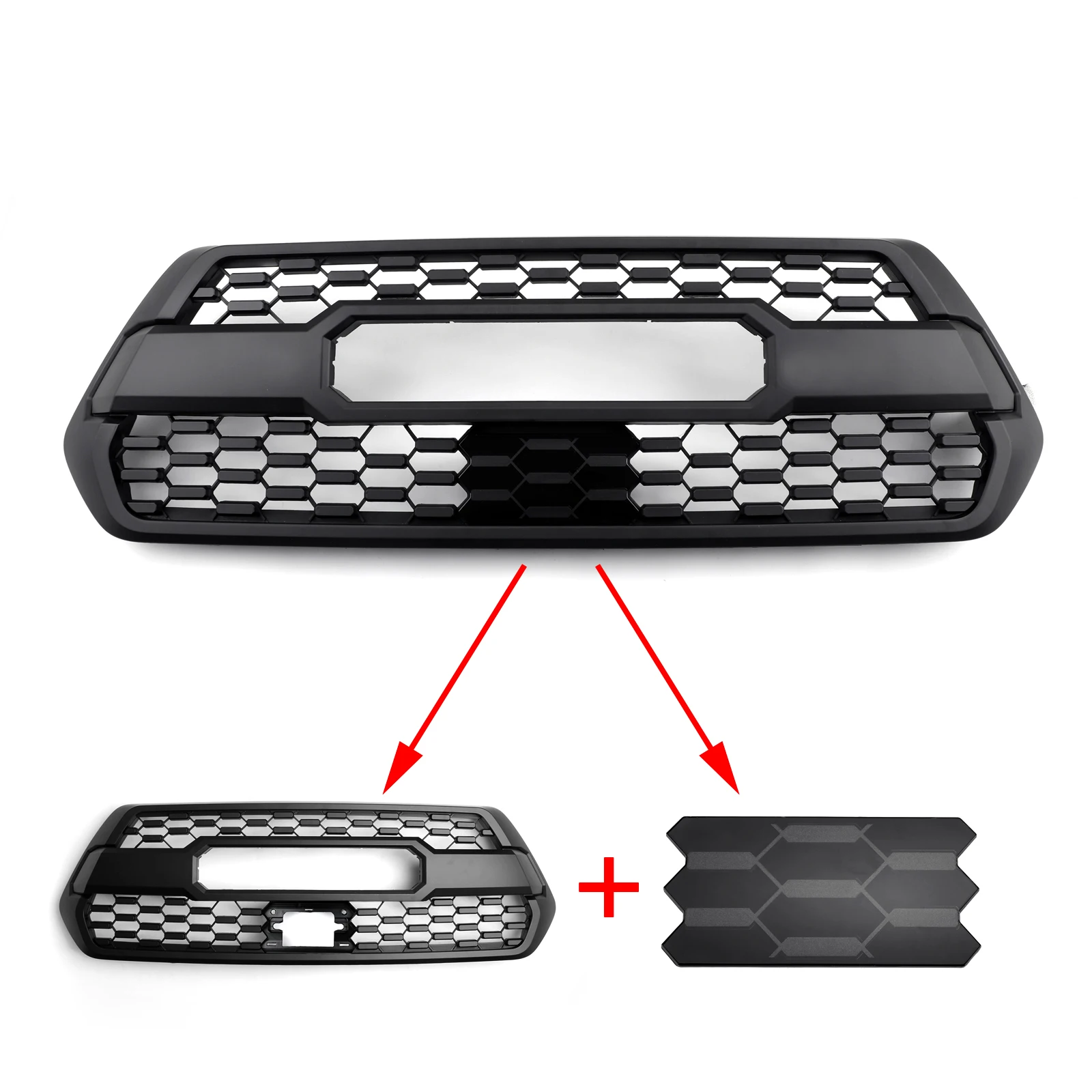 Areyourshop Front Bumper Hood Grille With Sensor Cover For Toyota Tacoma TRD PRO 2017-2019 Grille Radiator Sensor Cover Car Part
Areyourshop Front Bumper Hood Grille With Sensor Cover For Toyota Tacoma TRD PRO 2017-2019 Grille Radiator Sensor Cover Car Part