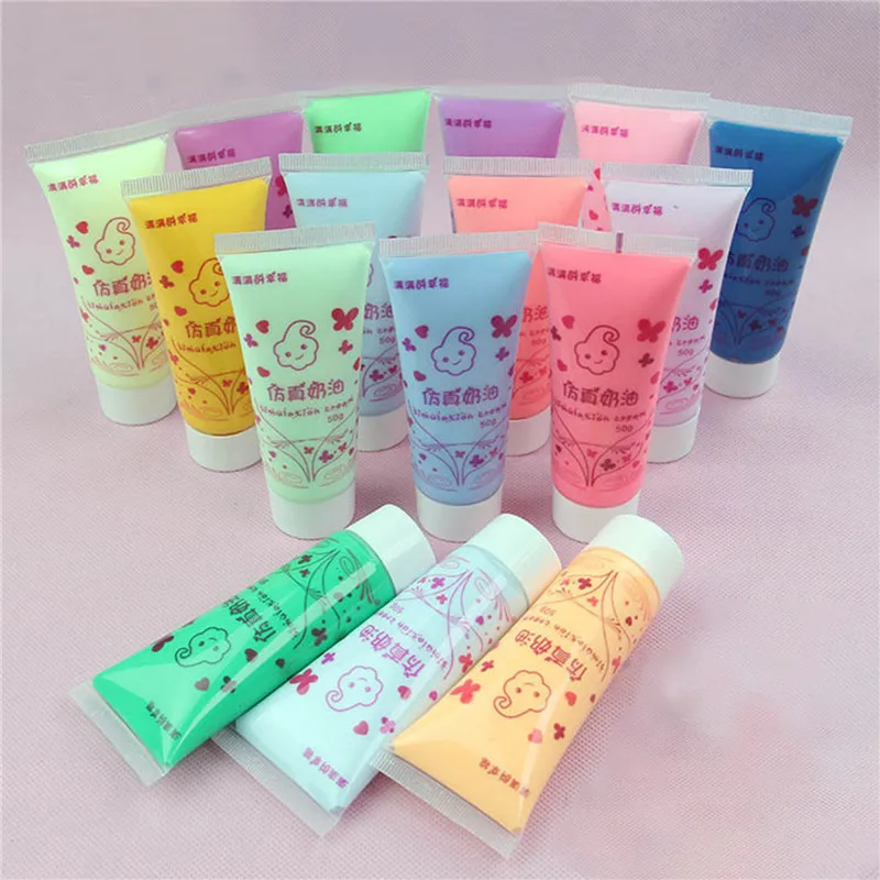 50ml Resin DIY Cream Fake Whipped Clay Glue Simulation Gel Mobile Shell DIY Craft Soft Clay Decoration 11.5cm x 4.5cm 1 Piece
50ml Resin DIY Cream Fake Whipped Clay Glue Simulation Gel Mobile Shell DIY Craft Soft Clay Decoration 11.5cm x 4.5cm 1 Piece