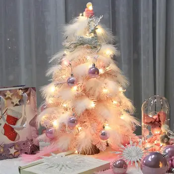 1Pc 45cm Pink Glowing Christmas Tree Adornment Desktop Ornament Xmas Tree Feathered Decorative Tree Christmas Decorations
1Pc 45cm Pink Glowing Christmas Tree Adornment Desktop Ornament Xmas Tree Feathered Decorative Tree Christmas Decorations