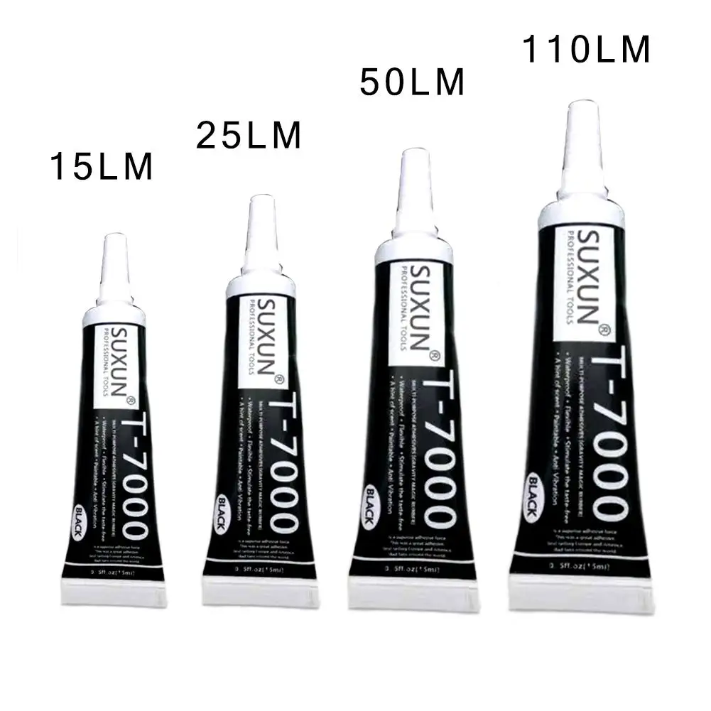 T7000 Black Glue Mobile Phone Metal Screen Frame Repair Universal Adhesive For Metal Glass Ceramic Stone Bamboo Cloth Leather
T7000 Black Glue Mobile Phone Metal Screen Frame Repair Universal Adhesive For Metal Glass Ceramic Stone Bamboo Cloth Leather