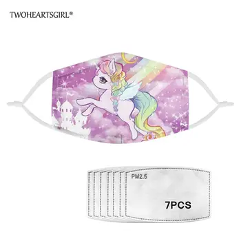 Cartoon Unicorn Print Face Mask for Kids Reusable Adult Men Women Mouth Masks with 7pcs Filter Washable Windproof Mouth-muffles
Cartoon Unicorn Print Face Mask for Kids Reusable Adult Men Women Mouth Masks with 7pcs Filter Washable Windproof Mouth-muffles